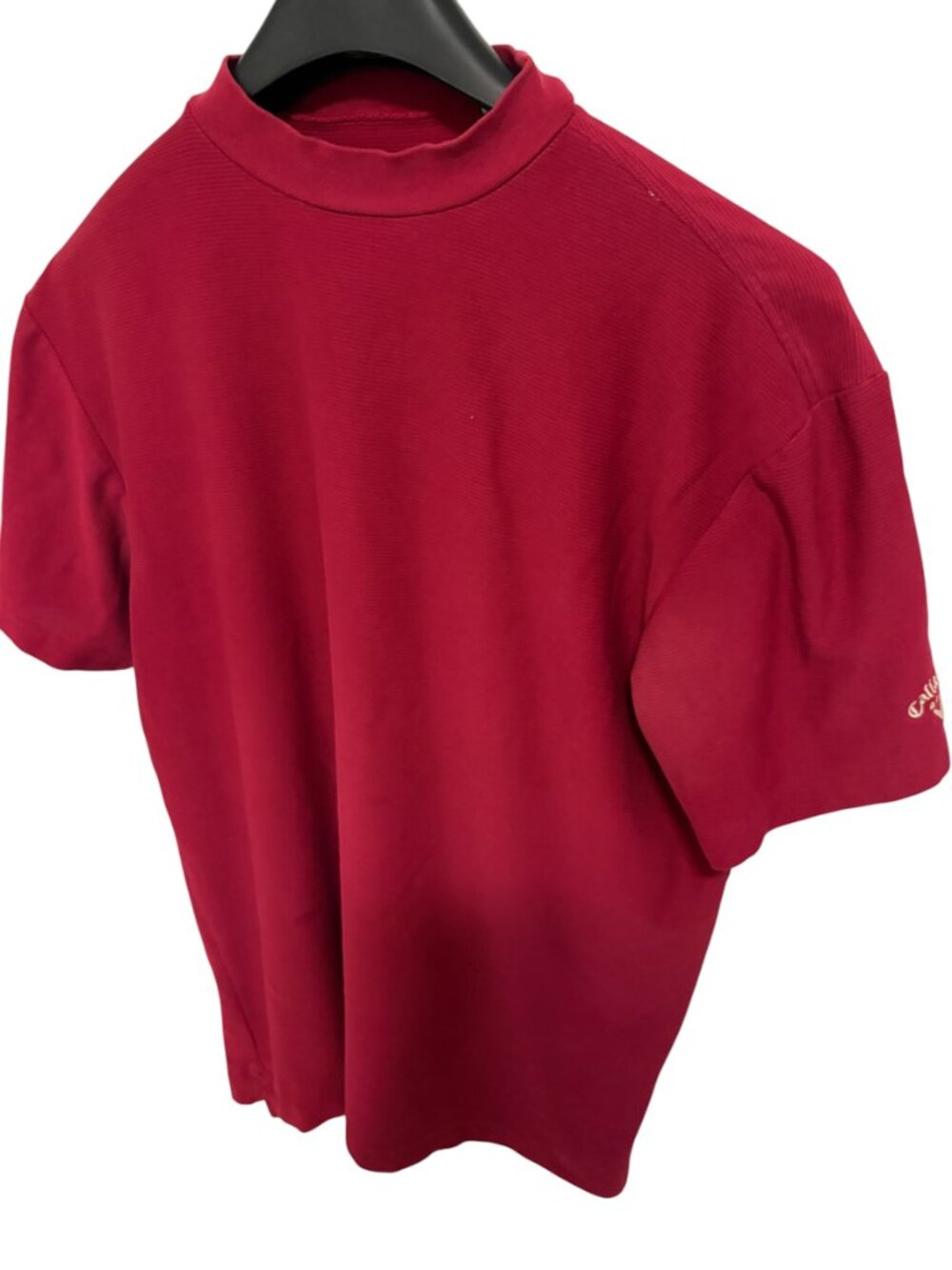 Vintage Callaway DrySport Golf Shirt Size XXL Mock Neck Pullover Short Sleeve